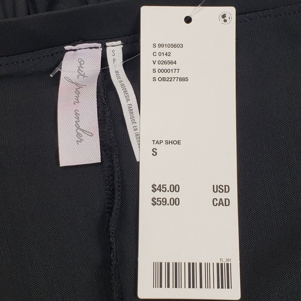 UO x Out From Under Cammy Ruffle Trim Micro Skort Womens Sz Small Tap Shoe Black - Picture 4 of 16